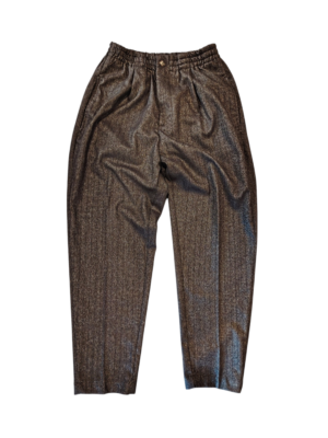 hipsteria-este-pantaloni-marroni-gessati PANTALONE C/ELASTICO IN VITA OD